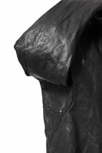 Load image into Gallery viewer, incarnation BUFFALO LEATHER HIGH COLLAR MOTO JACKET PMT-2 / OBJECT DYED (91NBK)