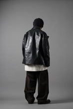 画像をギャラリービューアに読み込む, ierib exclusive Jean Coat-Blouson / Horse Nubuck Leather (BLACK)