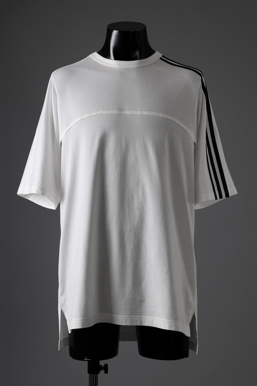 Y-3 Yohji Yamamoto 3 STRIPES SHORT SLEEVE TEE (CORE WHITE)