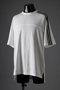 画像をギャラリービューアに読み込む, Y-3 Yohji Yamamoto 3 STRIPES SHORT SLEEVE TEE (CORE WHITE)