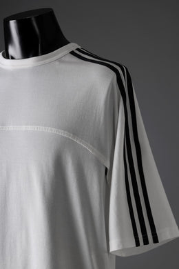 Y-3 Yohji Yamamoto 3 STRIPES SHORT SLEEVE TEE (CORE WHITE)【2025SS PRE SALE】