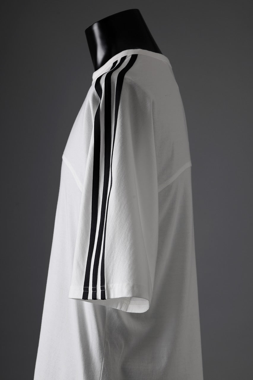 Y-3 Yohji Yamamoto 3 STRIPES SHORT SLEEVE TEE (CORE WHITE)