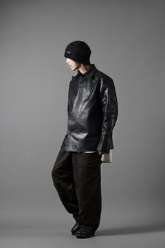 画像をギャラリービューアに読み込む, ierib exclusive Jean Coat-Blouson / Horse Nubuck Leather (BLACK)