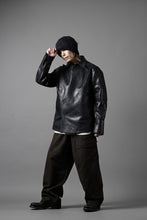 画像をギャラリービューアに読み込む, ierib exclusive Jean Coat-Blouson / Horse Nubuck Leather (BLACK)