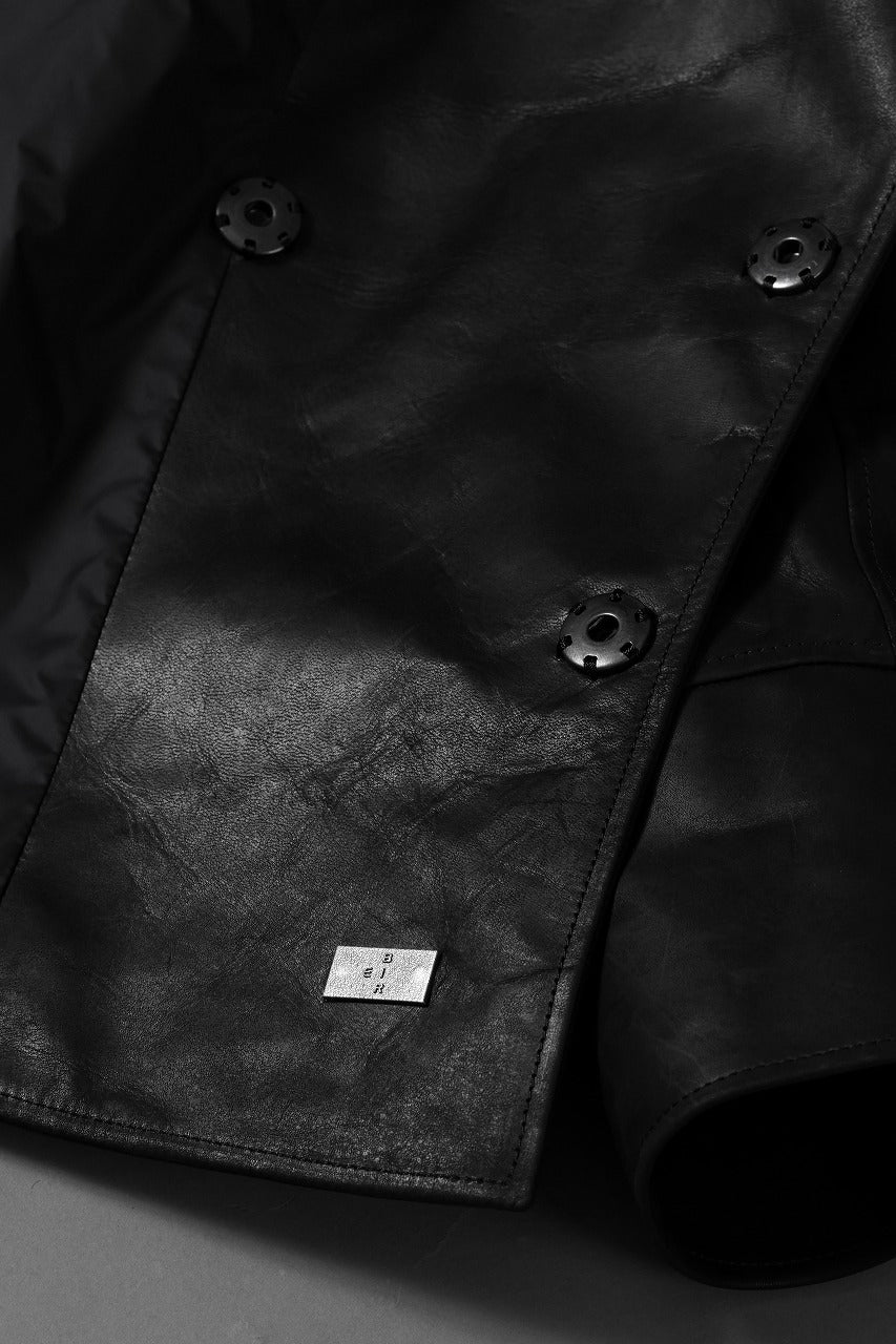 ierib exclusive Jean Coat-Blouson / Horse Nubuck Leather (BLACK)