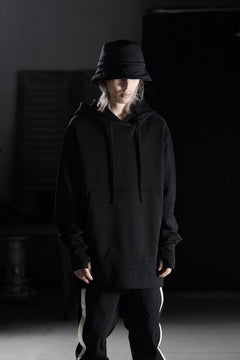 画像をギャラリービューアに読み込む, thom/krom SWEAT HOODIE PARKA / ORGANIC FRENCH TERRY (BLACK)