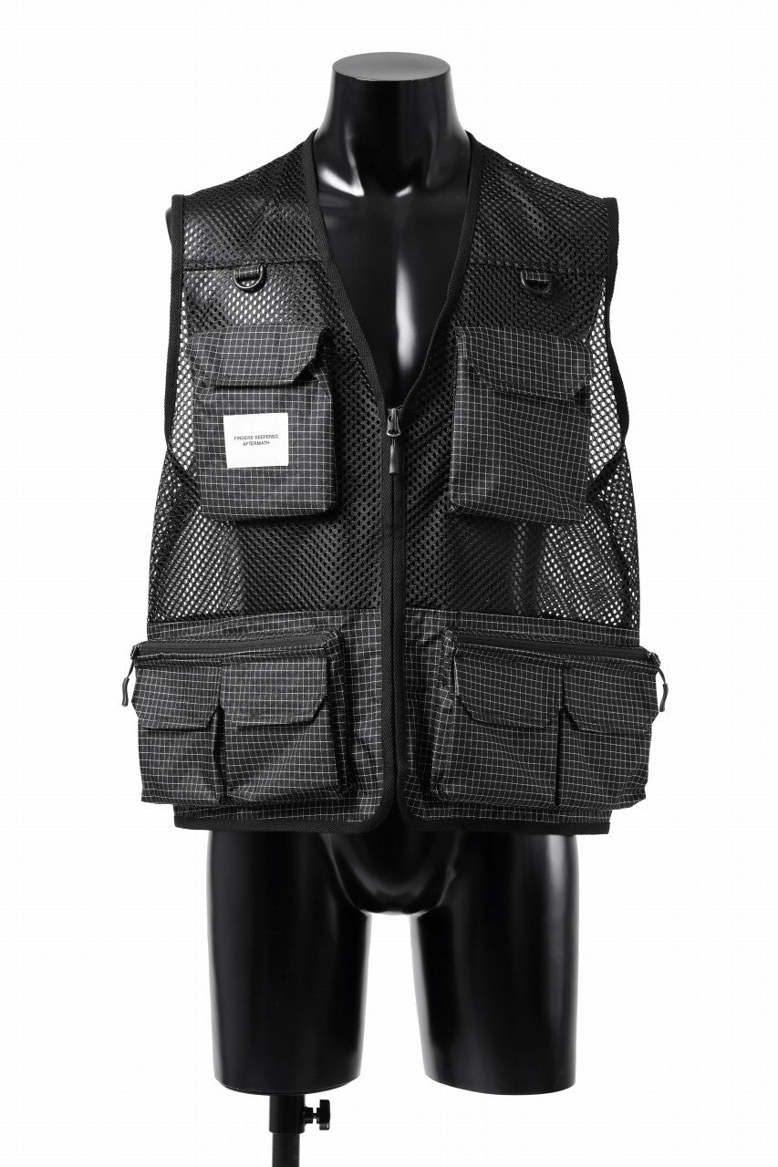 FINDERS KEEPERS AFTERMATH FK-UTILITY VEST / Dyneema (BLACK)