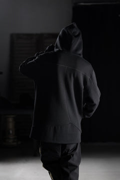 画像をギャラリービューアに読み込む, thom/krom SWEAT HOODIE PARKA / ORGANIC FRENCH TERRY (BLACK)