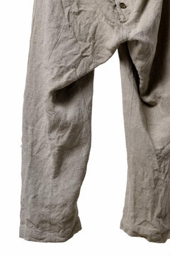 画像をギャラリービューアに読み込む, YUTA MATSUOKA wide taperd pants / no.8 linen canvas (ecru)