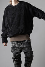 Load image into Gallery viewer, N/07 exclusive BOA FLEECE LOOSEY TOP (BLACK)