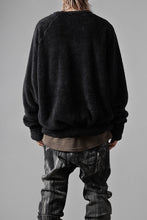 Load image into Gallery viewer, N/07 exclusive BOA FLEECE LOOSEY TOP (BLACK)