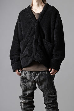 画像をギャラリービューアに読み込む, N/07 exclusive BOA FLEECE 3B CARDIGAN (BLACK)