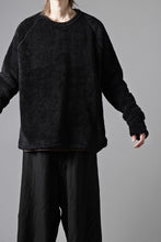 Load image into Gallery viewer, N/07 exclusive BOA FLEECE STRAIGHT TOP (BLACK)