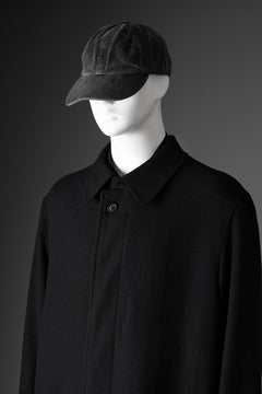 画像をギャラリービューアに読み込む, Y&#39;s for men  SOUTIEN COLLAR COAT / SMOOTH FLANNEL (BLACK)