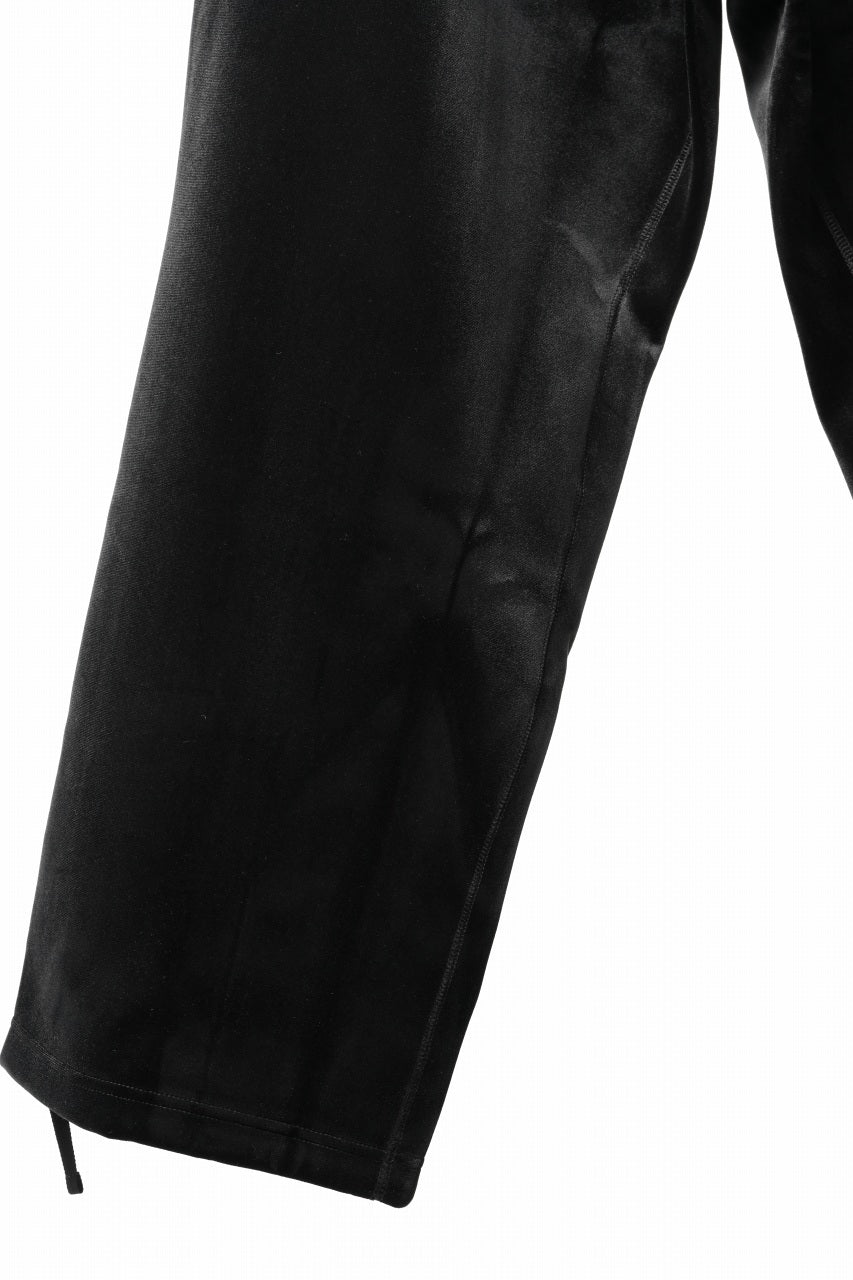 Y-3 Yohji Yamamoto VELVET CUF PANTS (BLACK)