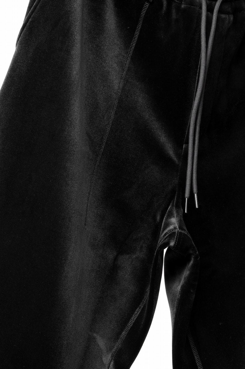 Y-3 Yohji Yamamoto VELVET CUF PANTS (BLACK)