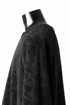 Load image into Gallery viewer, N/07 exclusive BOA FLEECE STRAIGHT TOP (BLACK)