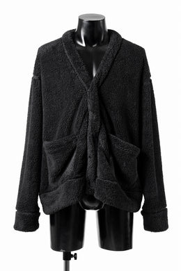 N/07 exclusive BOA FLEECE 3B CARDIGAN (BLACK)