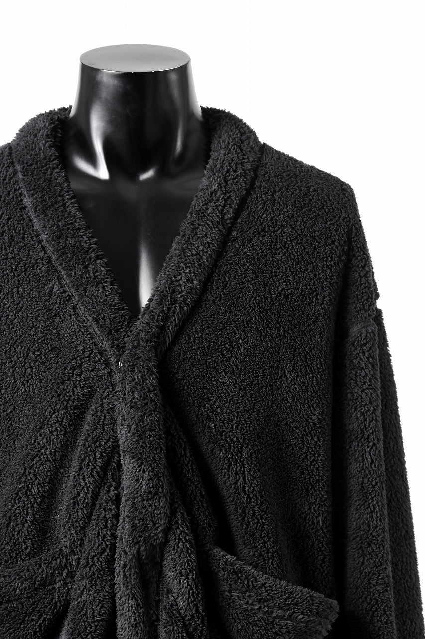 画像をギャラリービューアに読み込む, N/07 exclusive BOA FLEECE 3B CARDIGAN (BLACK)