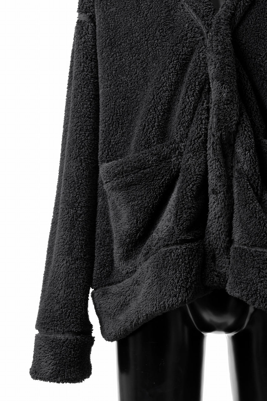 N/07 exclusive BOA FLEECE 3B CARDIGAN (BLACK)