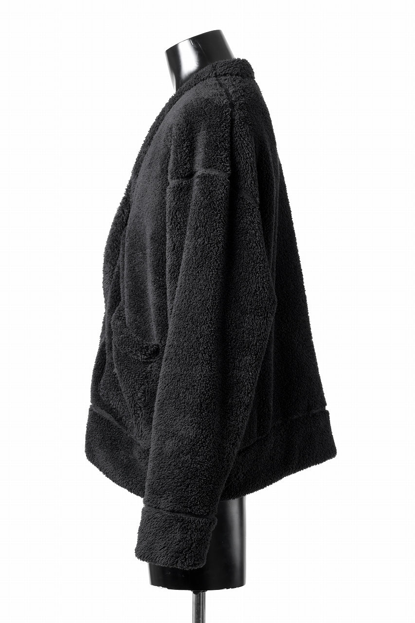 N/07 exclusive BOA FLEECE 3B CARDIGAN (BLACK)