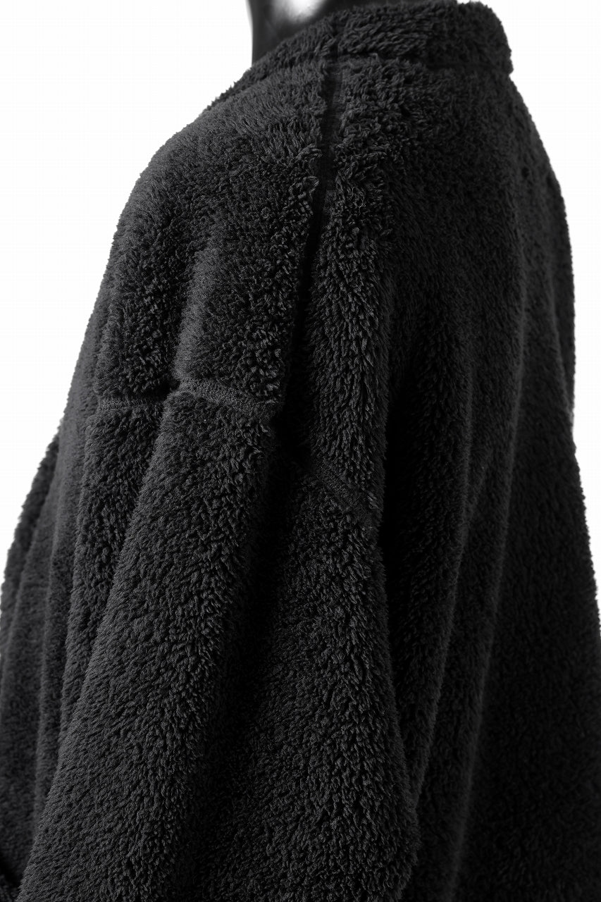 N/07 exclusive BOA FLEECE 3B CARDIGAN (BLACK)