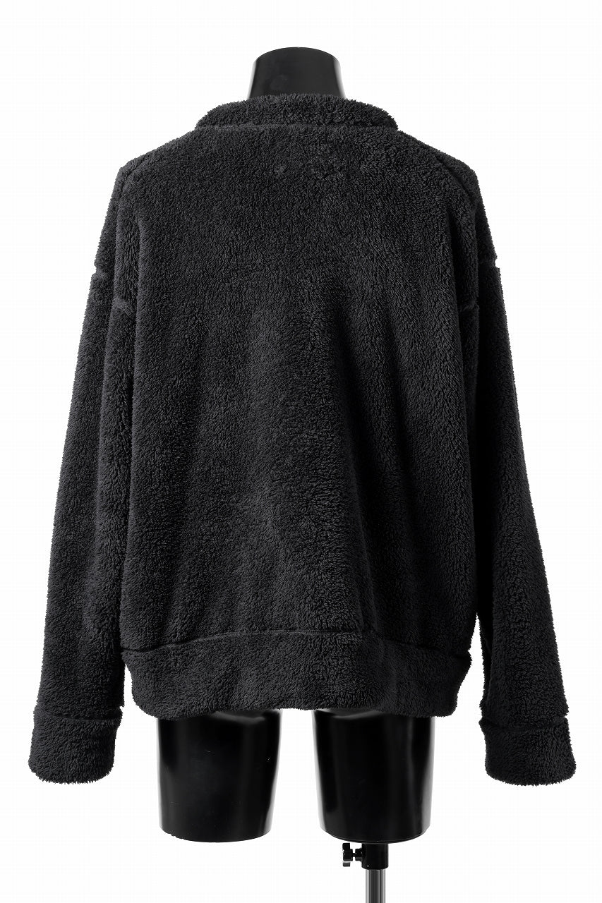 画像をギャラリービューアに読み込む, N/07 exclusive BOA FLEECE 3B CARDIGAN (BLACK)