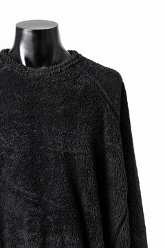 Load image into Gallery viewer, N/07 exclusive BOA FLEECE LOOSEY TOP (BLACK)