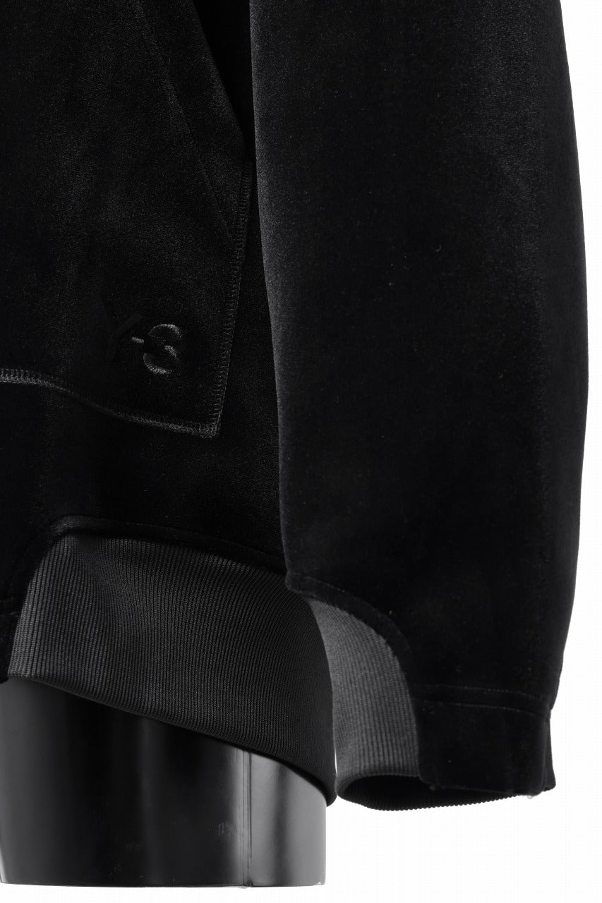 Y-3 Yohji Yamamoto VELVET FULL ZIP HOODIE (BLACK)