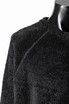 Load image into Gallery viewer, N/07 exclusive BOA FLEECE LOOSEY TOP (BLACK)