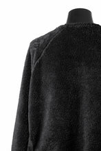 Load image into Gallery viewer, N/07 exclusive BOA FLEECE LOOSEY TOP (BLACK)