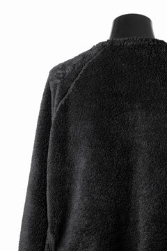 Load image into Gallery viewer, N/07 exclusive BOA FLEECE LOOSEY TOP (BLACK)