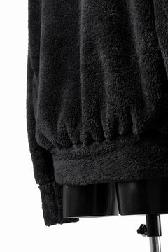 Load image into Gallery viewer, N/07 exclusive BOA FLEECE LOOSEY TOP (BLACK)