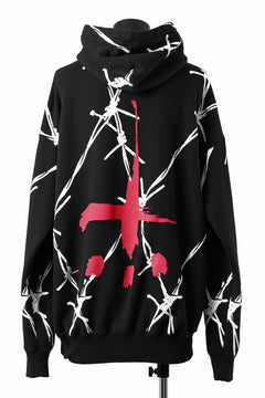 Load image into Gallery viewer, beauty : beast x CVTVLIST P.O HOODED &quot;BARBED WIRE&quot; (BLACK)