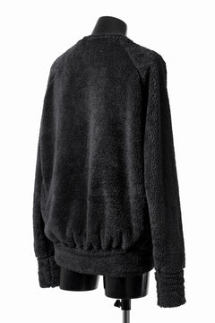 Load image into Gallery viewer, N/07 exclusive BOA FLEECE LOOSEY TOP (BLACK)