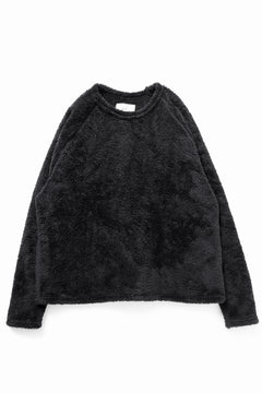 Load image into Gallery viewer, N/07 exclusive BOA FLEECE STRAIGHT TOP (BLACK)