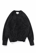 Load image into Gallery viewer, N/07 exclusive BOA FLEECE LOOSEY TOP (BLACK)