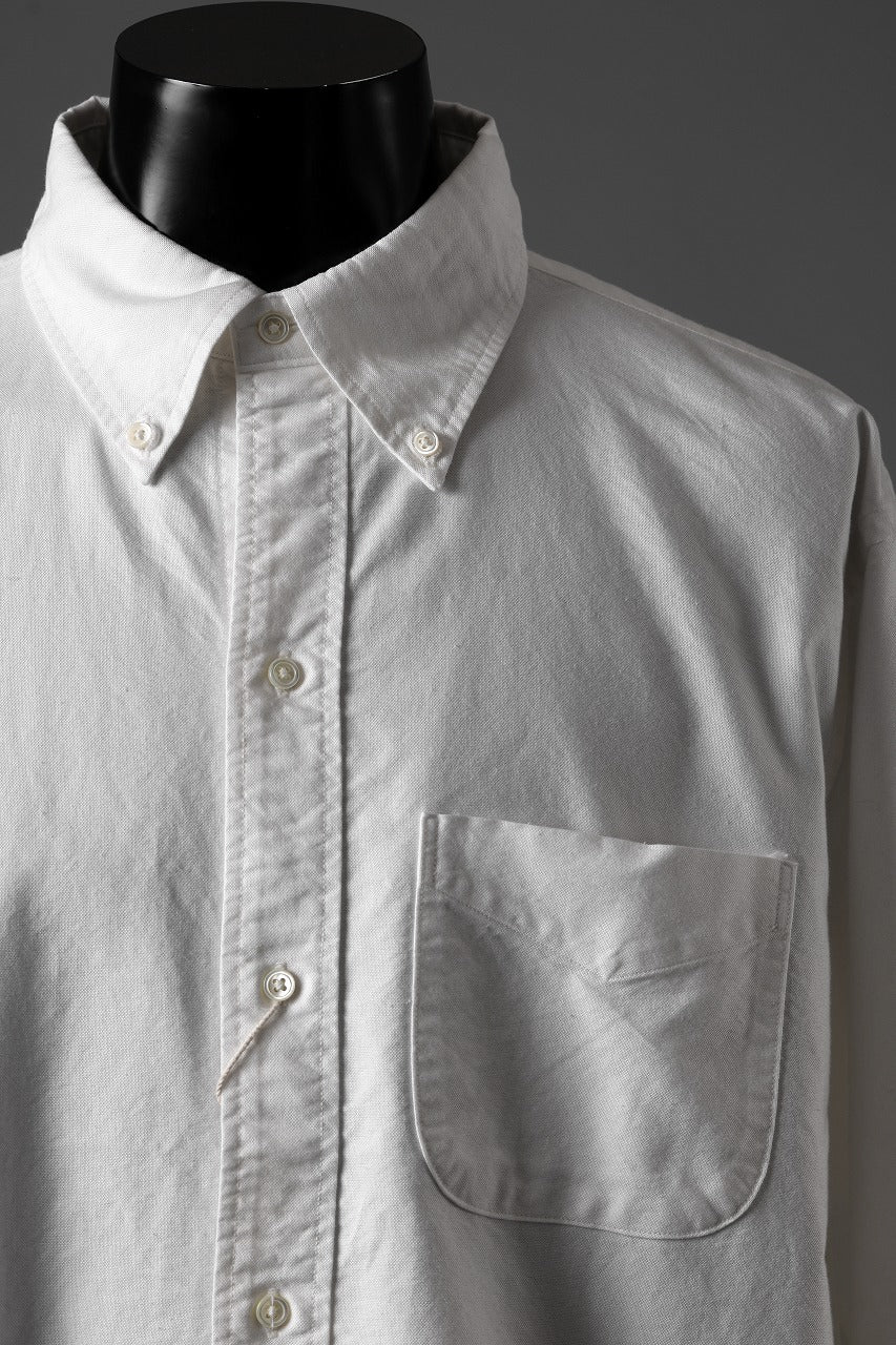 FULLCOUNT Limited GOOD OLD B.D. SHIRT / SUVIN COTTON OXFORD (WHITE)