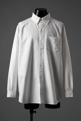 FULLCOUNT Limited GOOD OLD B.D. SHIRT / SUVIN COTTON OXFORD (WHITE)