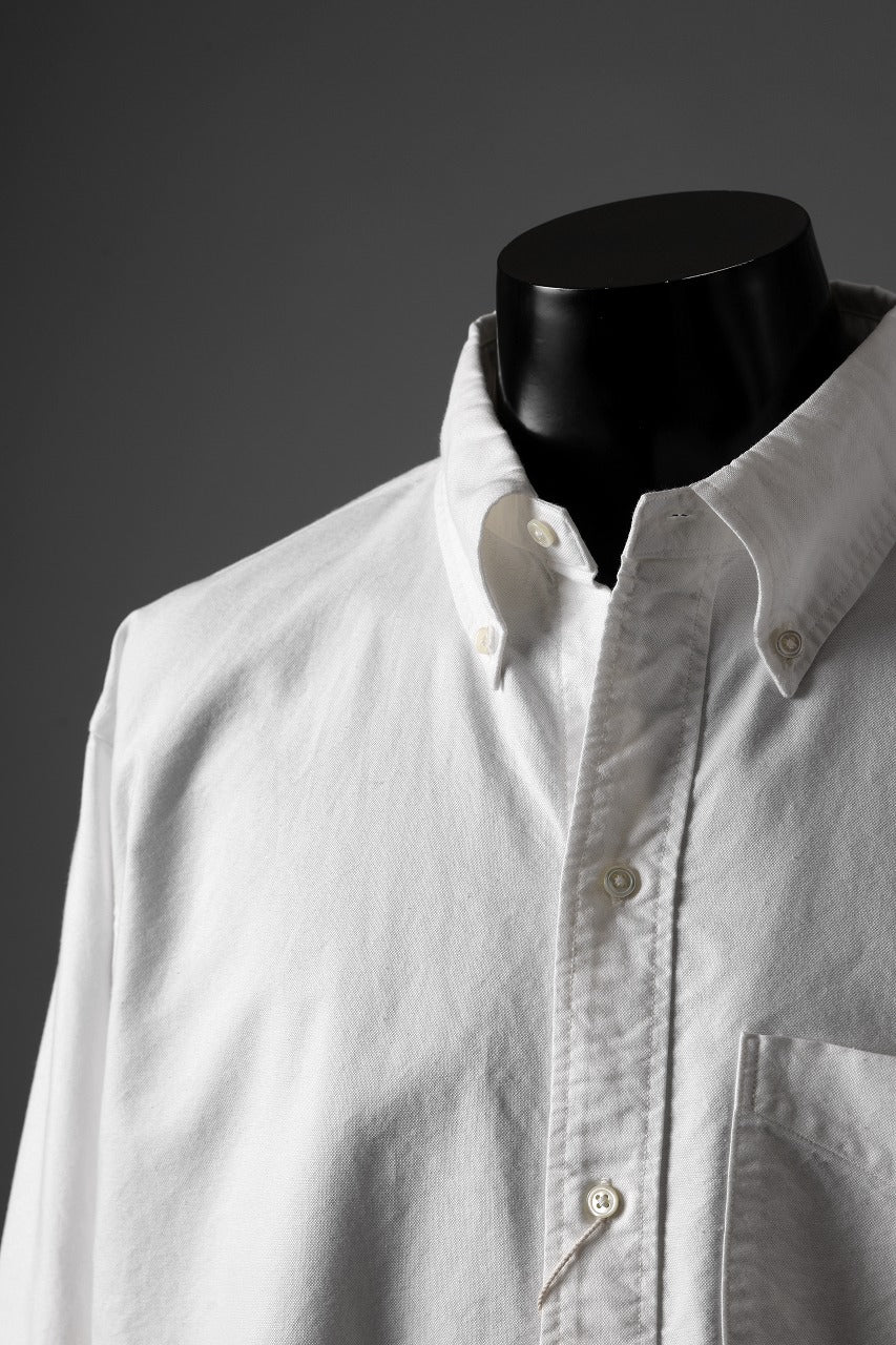 FULLCOUNT Limited GOOD OLD B.D. SHIRT / SUVIN COTTON OXFORD (WHITE)