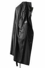 Load image into Gallery viewer, Y&#39;s for men TRENCH COAT / WRINKLED GABARDINE (BLACK)