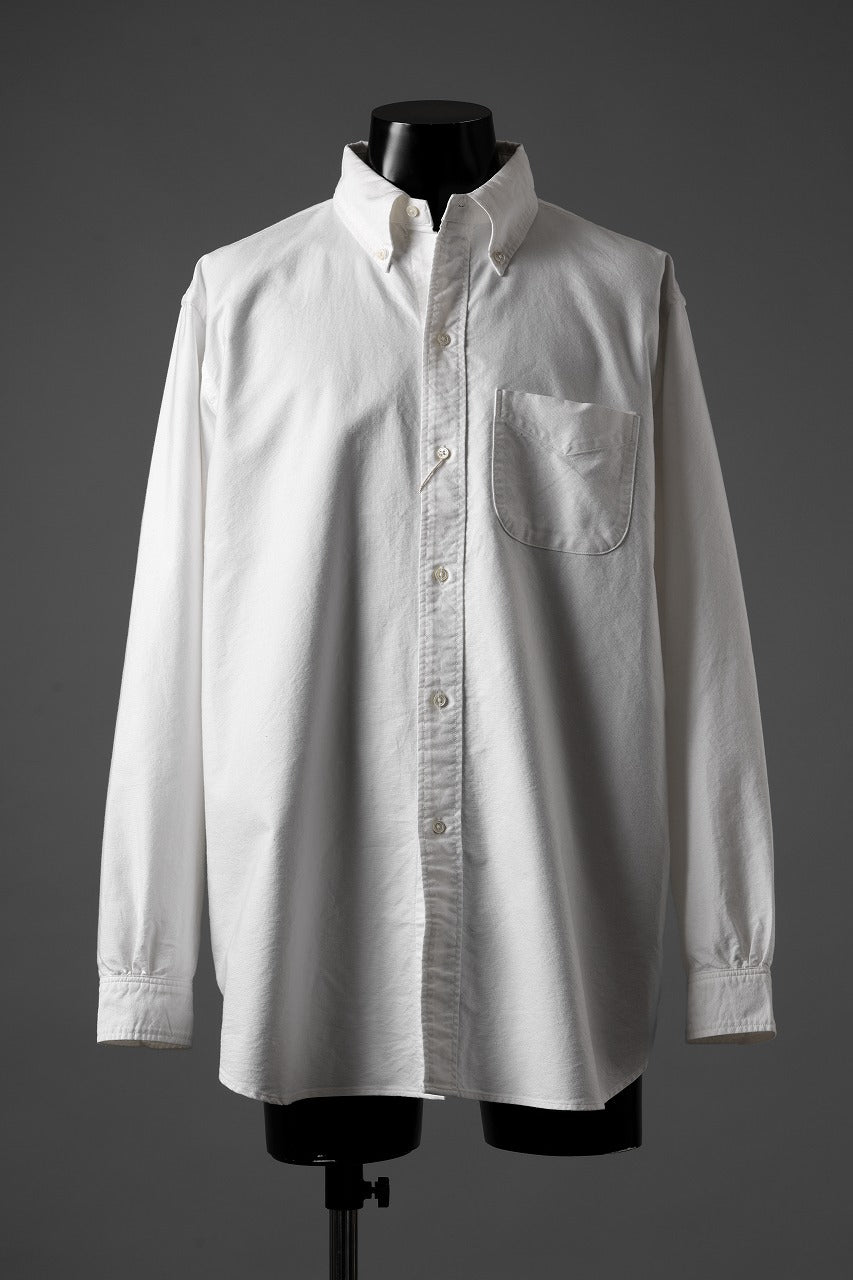 FULLCOUNT Limited GOOD OLD B.D. SHIRT / SUVIN COTTON OXFORD (WHITE)