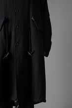 画像をギャラリービューアに読み込む, Y&#39;s for men MODS COAT WITH TOGGLE BUTTON / SMOOTH FLANNEL (BLACK)