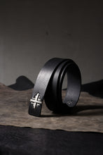 Load image into Gallery viewer, m.a+ double cross buckle medium belt / EX+1D GR3,0 (BLACK)
