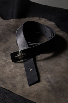 Load image into Gallery viewer, m.a+ double cross buckle medium belt / EX+1D GR3,0 (BLACK)