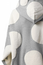 画像をギャラリービューアに読み込む, A.F ARTEFACT POLKA PATTERN SWEAT HOODIE (HEATHER GREY)