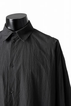 Load image into Gallery viewer, sus-sous atelier L/S shirts / 60/1 typewriter (BLACK)