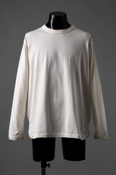 画像をギャラリービューアに読み込む, FULLCOUNT FLAT SEAM HEAVY WEIGHT L/S T SHIRT / ORIGINAL 30/2 TIGH TENSION JERSEY (ECRU)