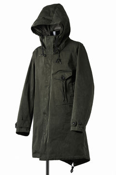 Load image into Gallery viewer, Ten c CYCLONE PARKA / GARMENT DYED OJJ (DARK GREEN)