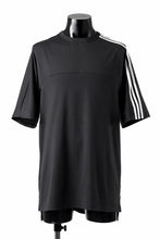 画像をギャラリービューアに読み込む, Y-3 Yohji Yamamoto 3 STRIPES SHORT SLEEVE TEE (BLACK)